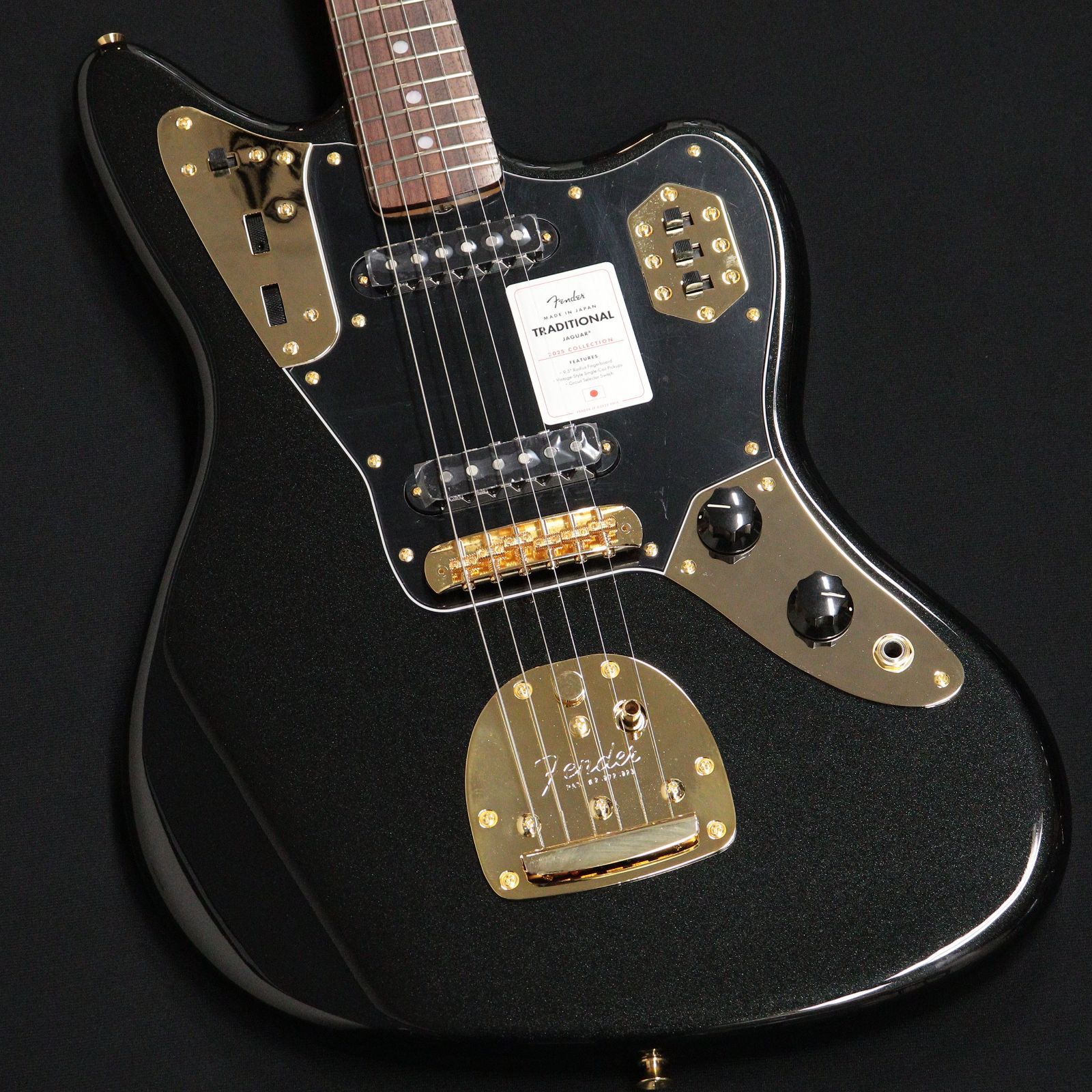 【新品・現物画像】Made in Japan Traditional 2025 Collection, 60s Jaguar® Black Pearl フェンダー ジャガー【最終入荷!】