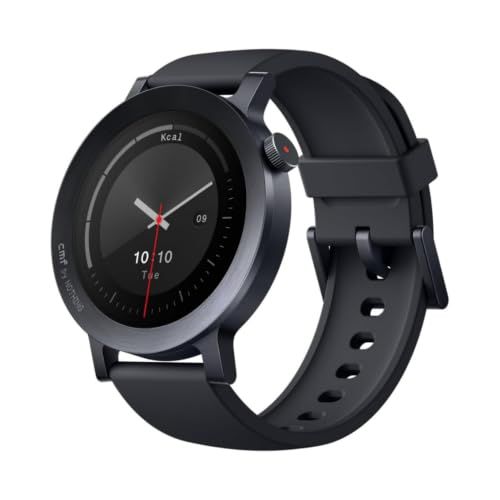 CMF by Nothing Watch 3 Pro スマートウォッチ 【13日間バッテリー 1.43インチAMOLED 丸型 大画面 IP68 防水 健康管理】メンズ レディース ビジネス 兼用 デュアルバンド GPS内蔵 録音機能付き i 9674e796