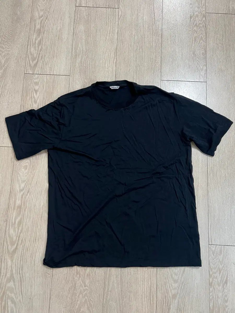 AURALEE ブラック 半袖Tシャツ サイズ 3