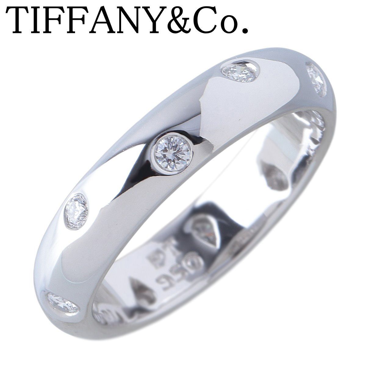 ティファニー ドッツ ダイヤ リング 約11号 PT950 10ポイントダイヤ 新品仕上げ済 TIFFANY【26970】 87,989円