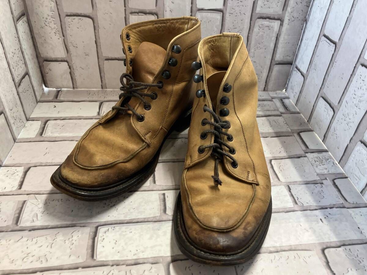 TRICKER’S トリッカーズ ショートブーツ L5192 レザー タンカーブーツ 5 4 23.5cm 相当