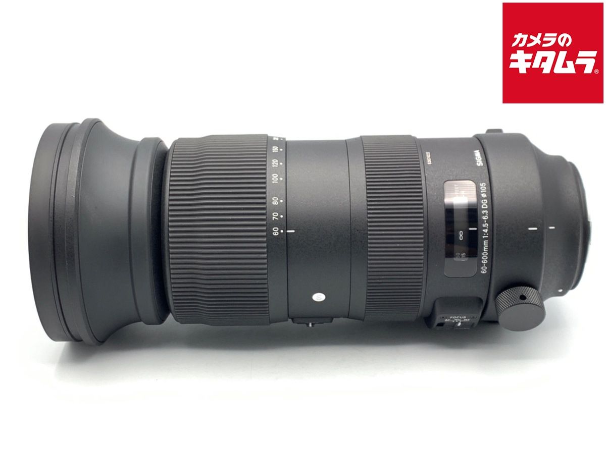 【中古】 【美品】 シグマ 60-600mm F4.5-6.3 DG OS HSM Sports キヤノン用