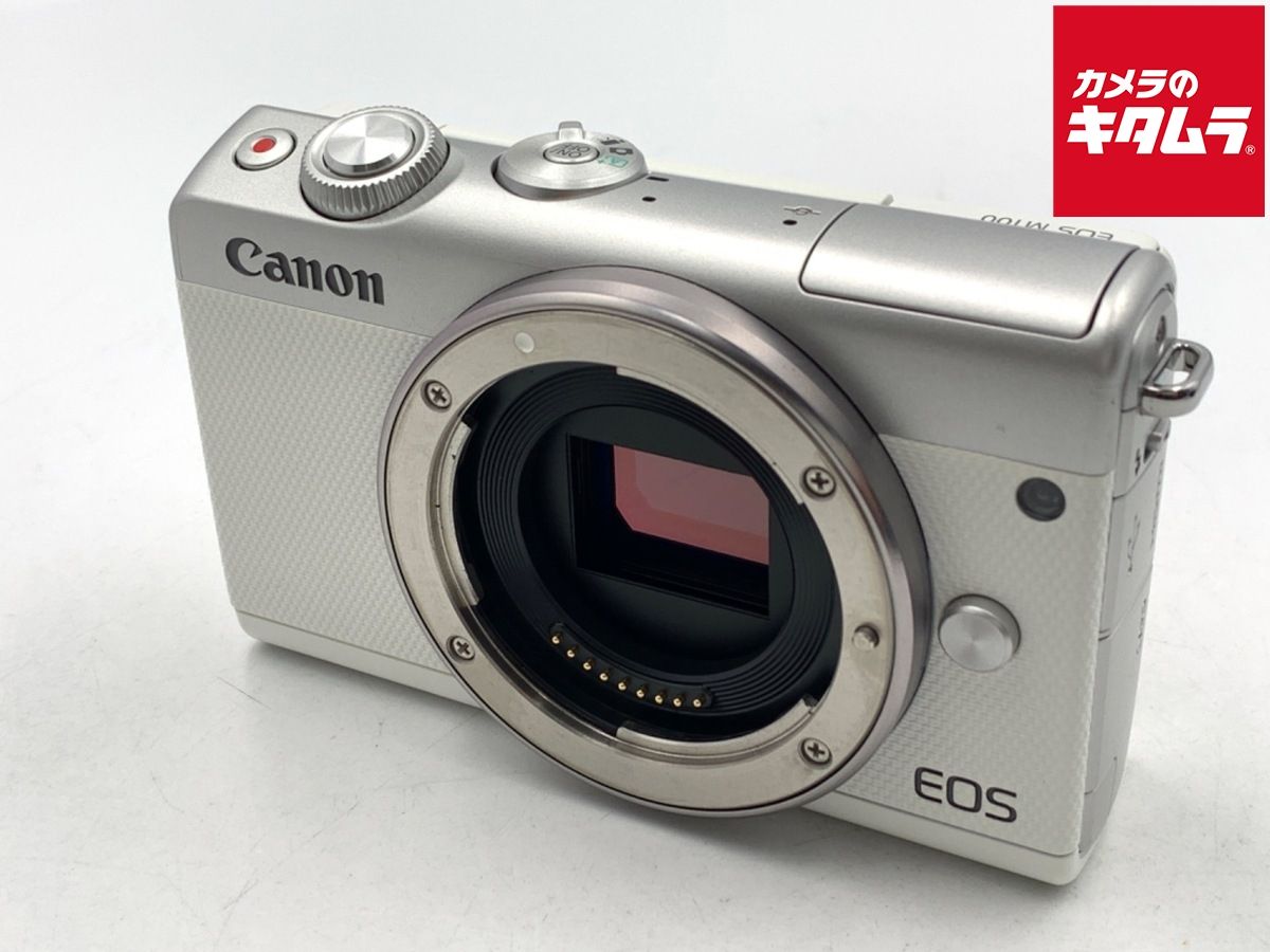 【中古】 【並品】 キヤノン EOS M100 ボディ ホワイト