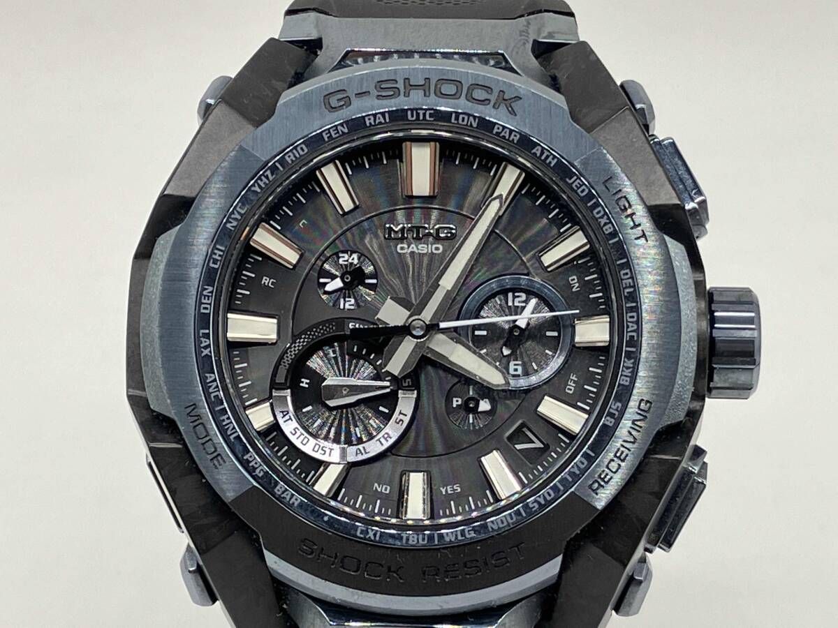 CASIO カシオ G-SHOCK ジーショック MTG-B4000 電波ソーラー ネイビー ブルー