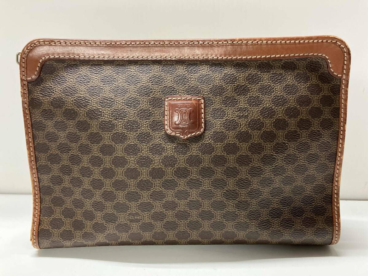 CELINE マカダム M06 セカンドバッグ クラッチバッグ