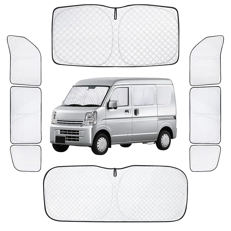 【新品】 ZATOOTO スズキ エブリィ Every DA17専用 車 サンシェード 断熱 遮光 日除け 車中泊 断熱 全窓目隠し 6層構造 1台分