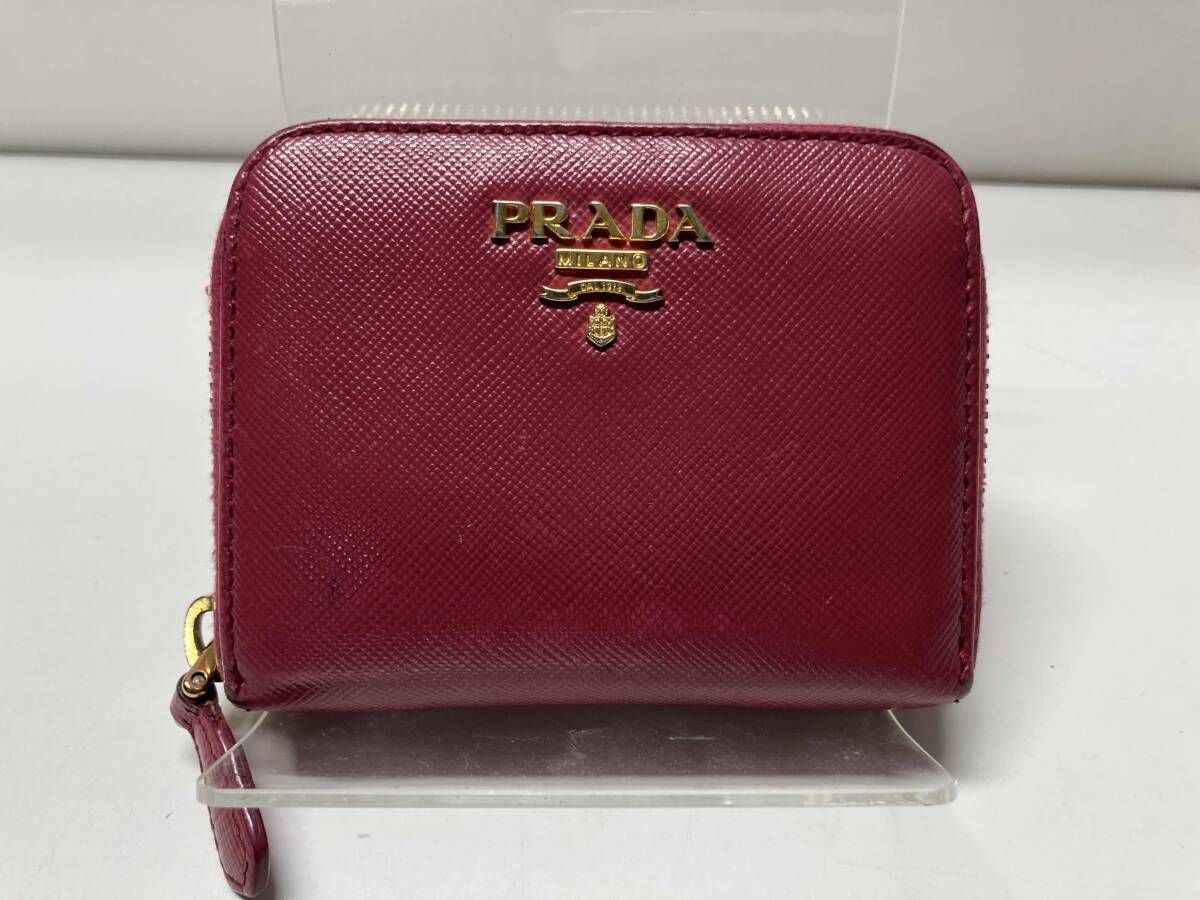 PRADA 211 コンパクト財布 コインケース コンパクトジップ