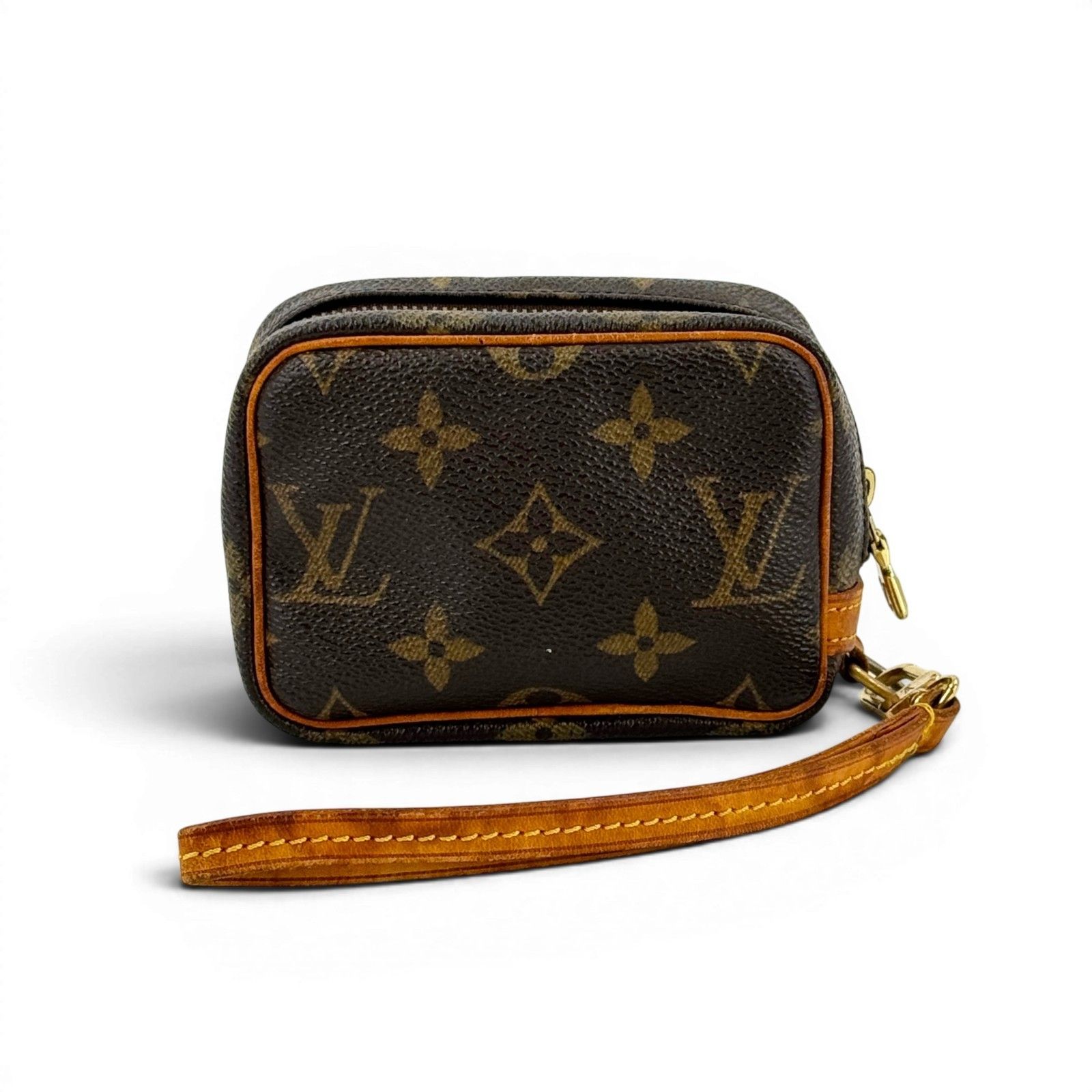 LOUIS VUITTON トゥルース ワピティ モノグラムキャンバス リストポーチ M58030