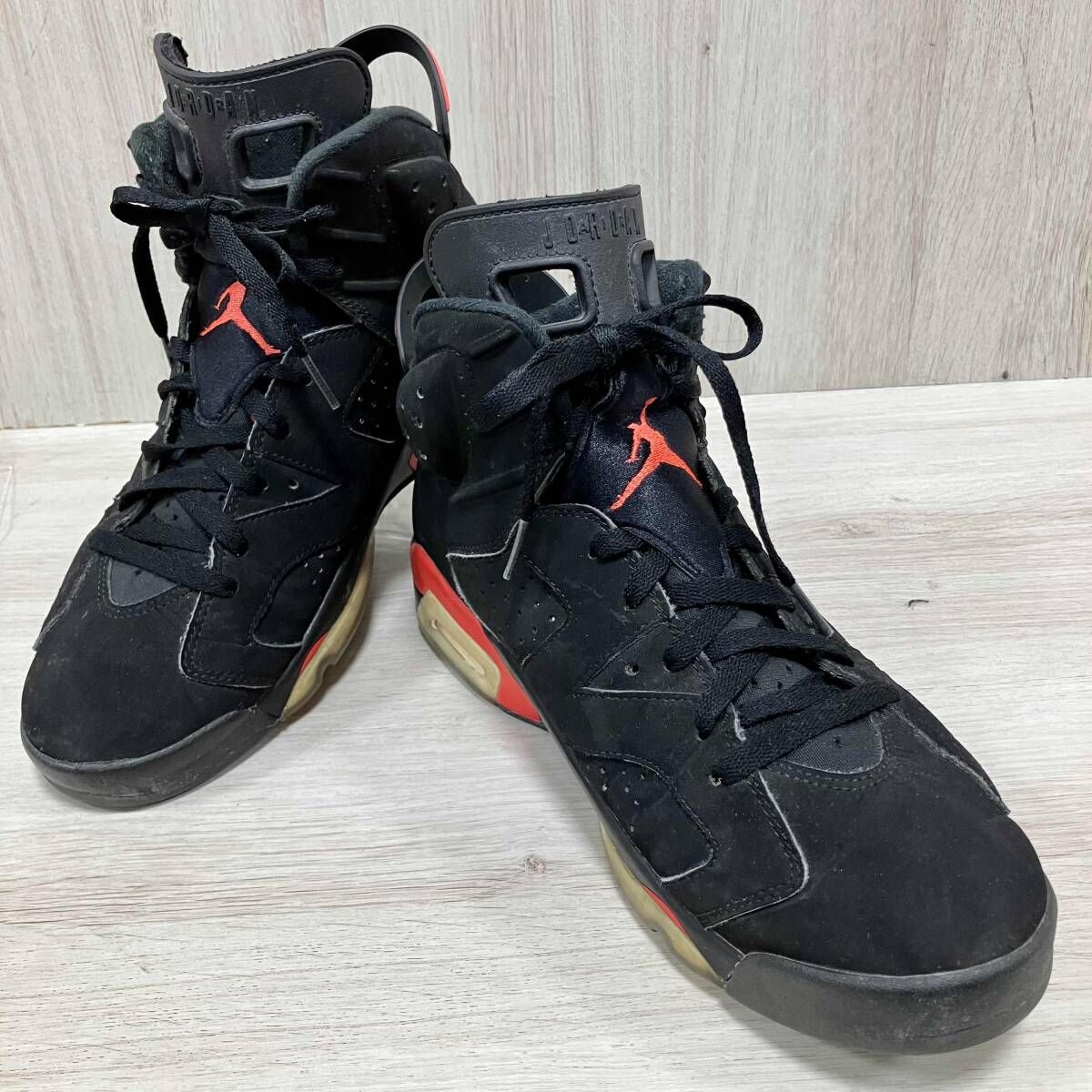 NIKE/スニーカー/384664-060 ブラック　黒　29㎝　ナイキ エアジョーダン6 レトロ インフラレッド 2019