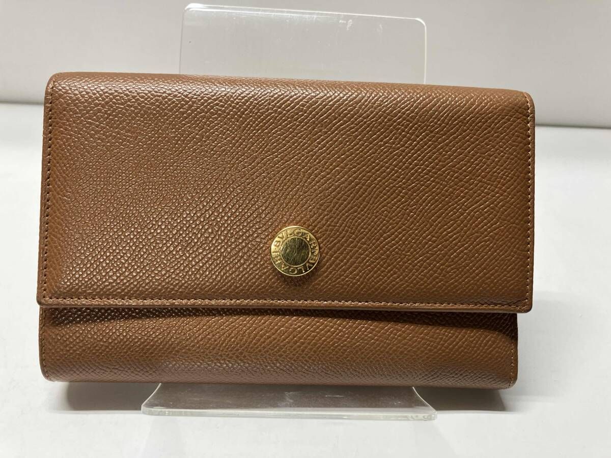 BVLGARI BVLGARI LIEIEI 三つ折り財布 ブラウン ブルガリ 13,349円
