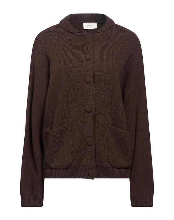 ヴィコロ レディース アウター カーディガン VICOLO Dark Brown ブラウン
