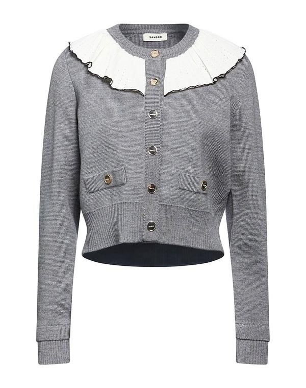 サンドロ レディース アウター カーディガン SANDRO Gray グレー 42,120円
