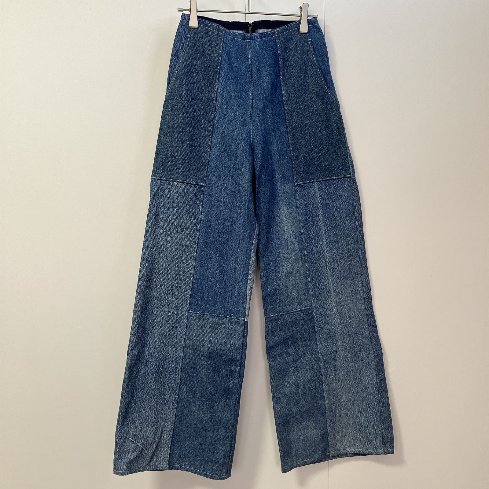 MALION vintage マリオンヴィンテージ パッチワーク デニムパンツ サイズ25 インディゴ 日本製　　　　T-560 12,402円