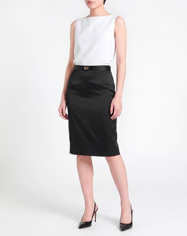 エリザベッタフランキ レディース ボトムスカート ELISABETTA FRANCHI Black ブラック