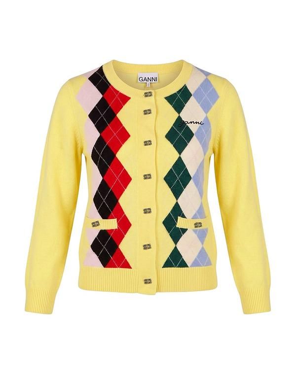 ガニー レディース アウター カーディガン GANNI Yellow イエロー 44,070円