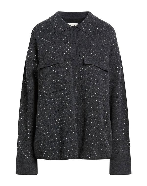 サンドロ レディース アウター カーディガン SANDRO Charcoal チャコール