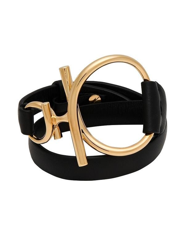 フェラガモ レディース アクセサリー ブレスレット・バングル・アンクレット FERRAGAMO Black ブラック 58,680円