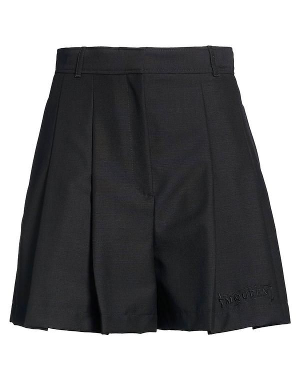 マックイーン レディース ボトムス ハーフパンツ・ショーツ ショートパンツバミューダパンツ MCQUEEN Black ブラック