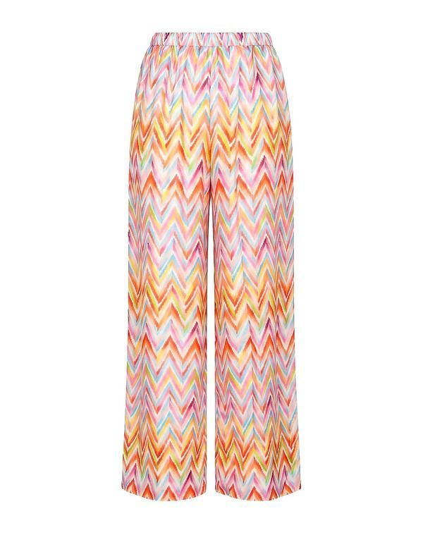 ミッソーニ レディース ボトムス カジュアルパンツ ワイドパンツ MISSONI Pink ピンク