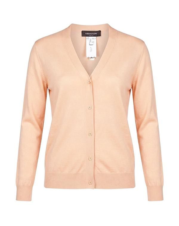 ファビアナ フィリッピ レディース アウター カーディガン FABIANA FILIPPI Light Pink ピンク