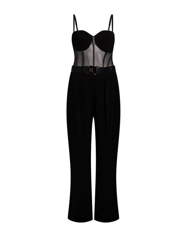エリザベッタフランキ レディース トップス ジャンプスーツ ELISABETTA FRANCHI Black ブラック 72,490円