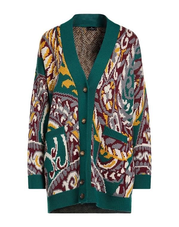 エトロ レディース アウター カーディガン ETRO Green グリーン