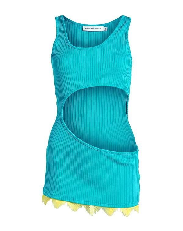 クリストファーエスバー レディース トップス ワンピース サマードレス CHRISTOPHER ESBER Turquoise Blue ブルー