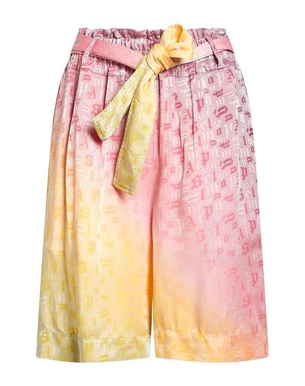 パーム・エンジェルス レディース ボトムス ハーフパンツ・ショーツ ショートパンツバミューダパンツ PALM ANGELS Yellow イエロー