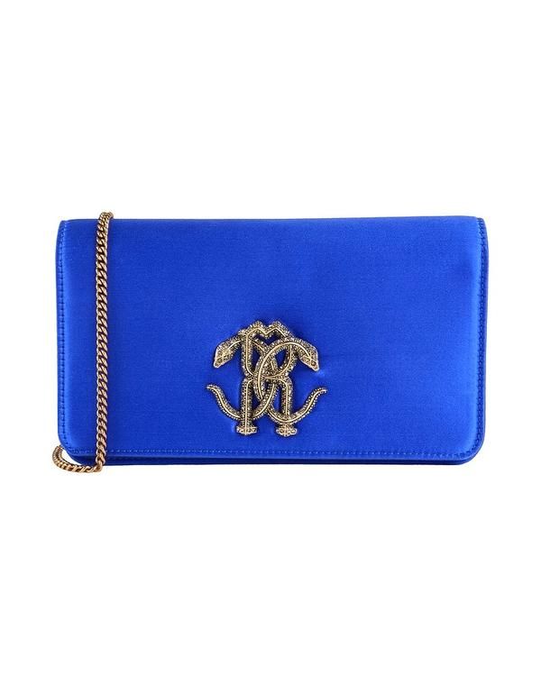 ロベルトカヴァリ レディース バッグ ROBERTO CAVALLI Bright Blue ブルー