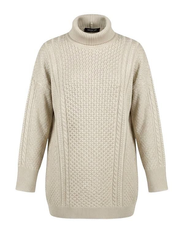 ファビアナ フィリッピ レディース トップス ワンピース ニットドレス FABIANA FILIPPI Beige ベージュ