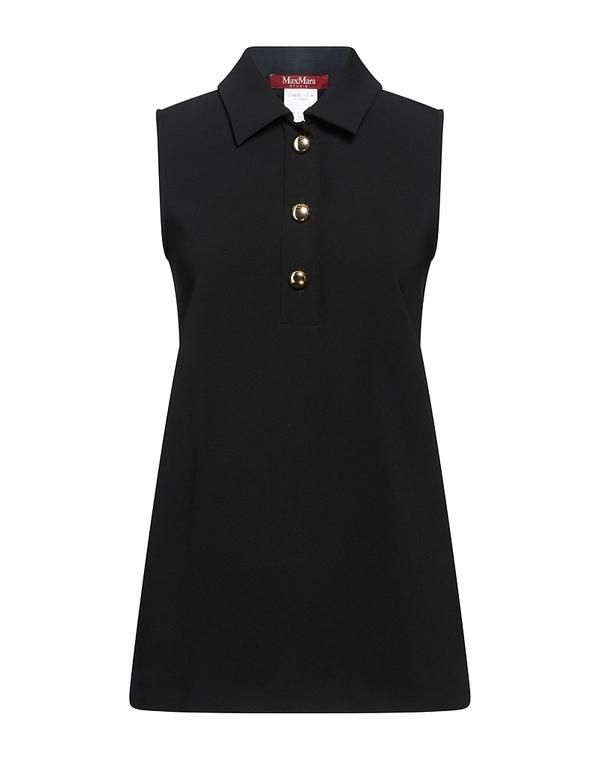 マックスマーラ レディース トップス ポロシャツ MAX MARA STUDIO Black ブラック