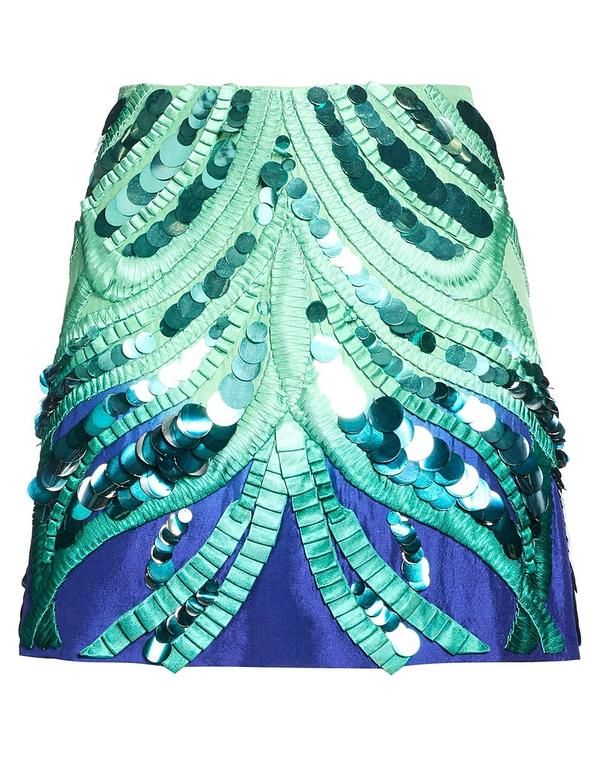 アルベルタ フェレッティ レディース ボトムスカート ALBERTA FERRETTI Light Green グリーン