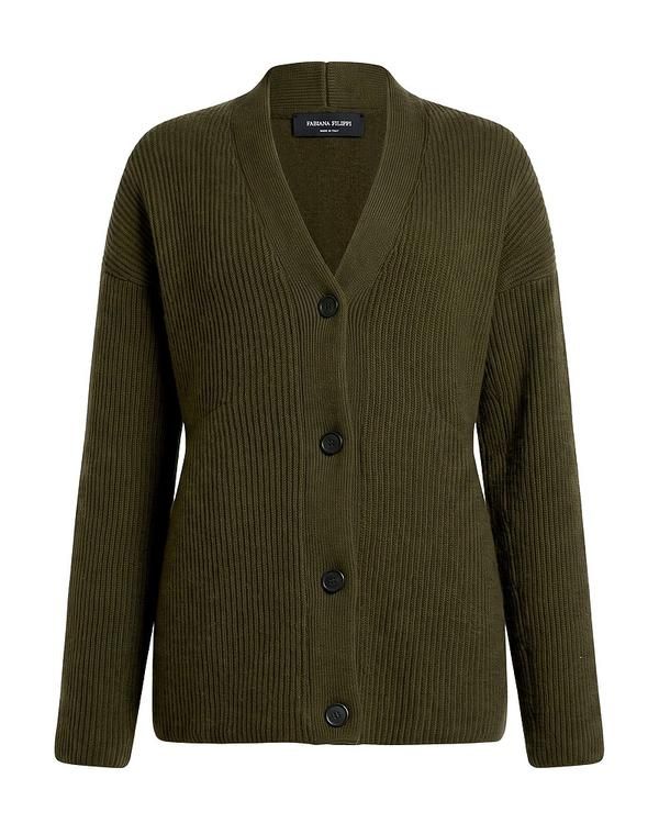ファビアナ フィリッピ レディース アウター ジャケット・ブルゾン FABIANA FILIPPI Military Green グリーン