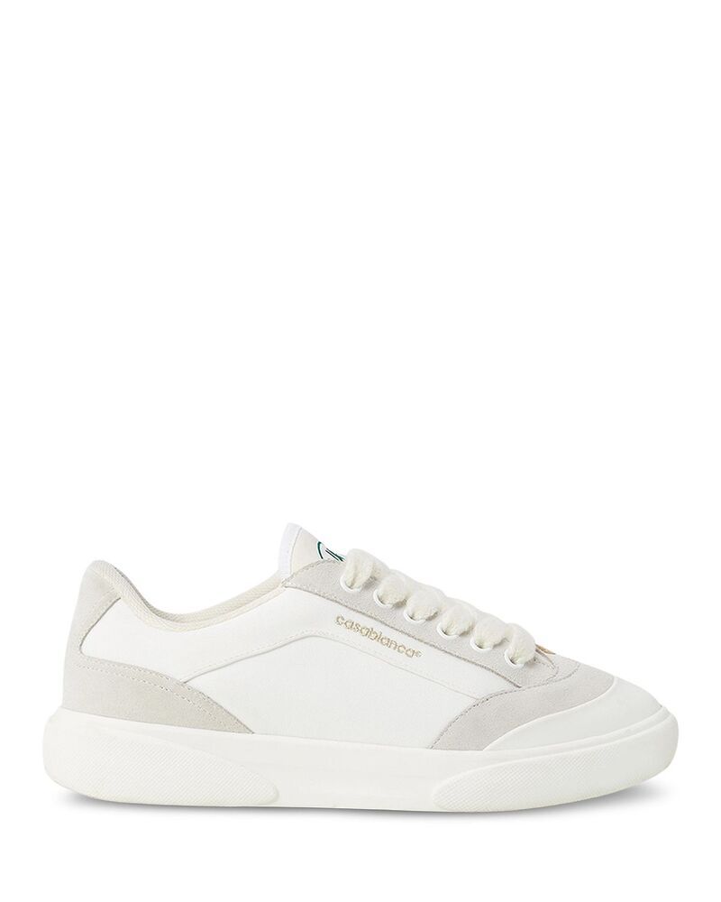 カサブランカ メンズ シューズ スニーカー レース Casablanca Mens Lace Up Low Top Sneakers White ホワイト 76,340円