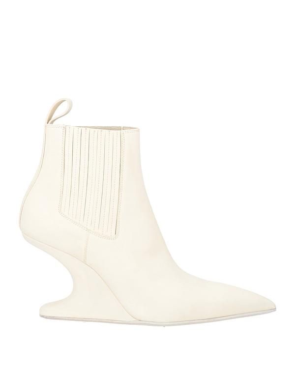 リックオウエンス レディース シューズ ブーツ・レインブーツ ショートブーツ RICK OWENS White ホワイト 124,400円
