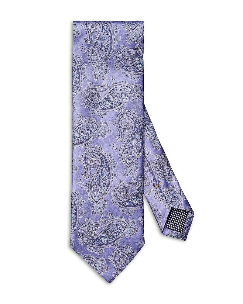 エトン メンズ アクセサリー ネクタイ シルク Eton Paisley Silk Tie Purple パープル