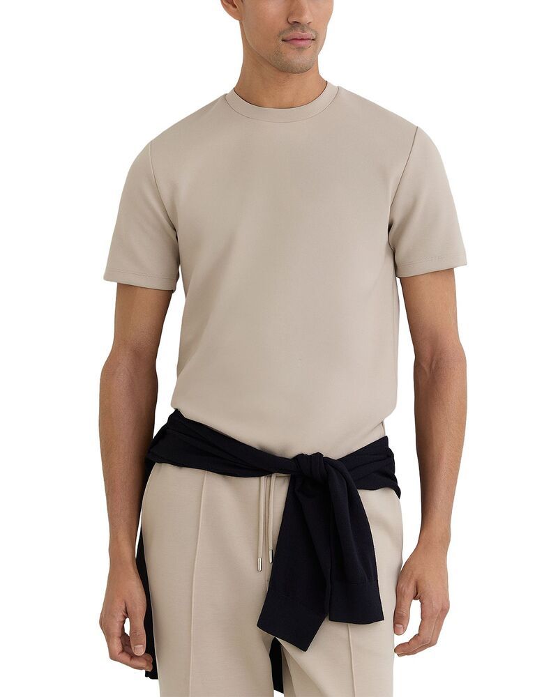 レイス メンズ トップス Tシャツ REISS Bradley Interlock Tee Stone ストーン
