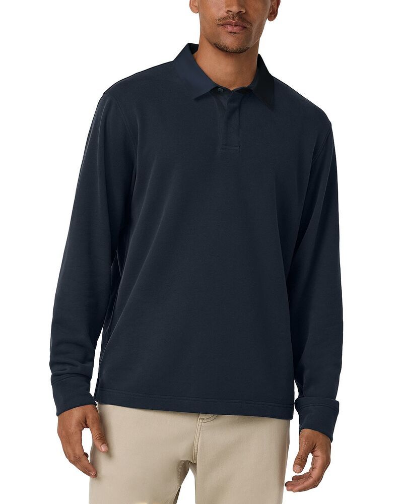 ビュオーリ メンズ トップス ポロシャツ Vuori Cypress Rugby Polo Shirt Navy ネイビー