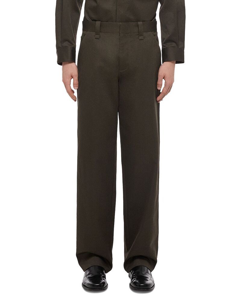 ヘルムート ラング メンズ ボトムス カジュアルパンツ リラックスフィット Helmut Lang Relaxed Fit Chino Pants Dark Moss