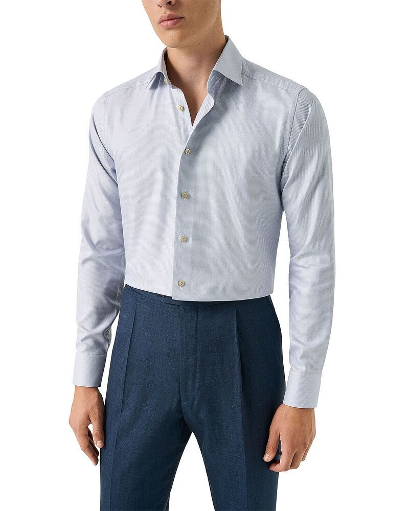エトン メンズ トップス シャツ スリムフィット Eton Slim Fit Dresshirt Light Blue ブルー 42,120円