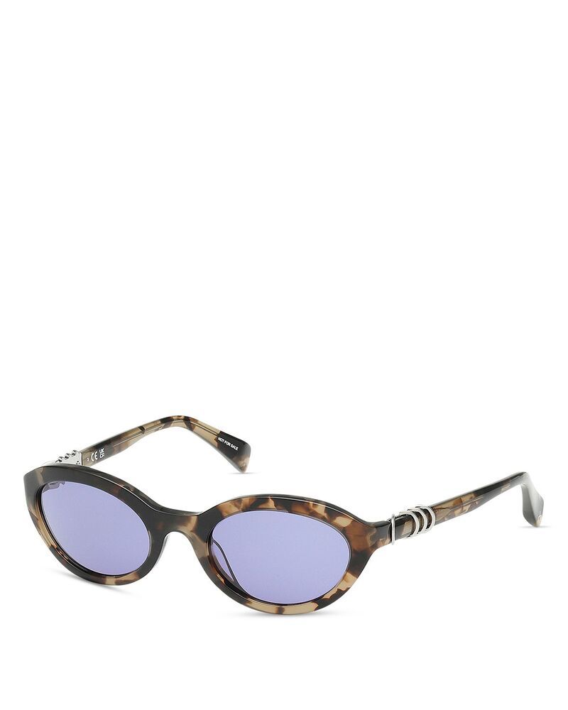 ラグアンドボーン レディース アクセサリー サングラス・アイウェア rag bone Oval Sunglasses 52mm beige blue ブルー 33,670円