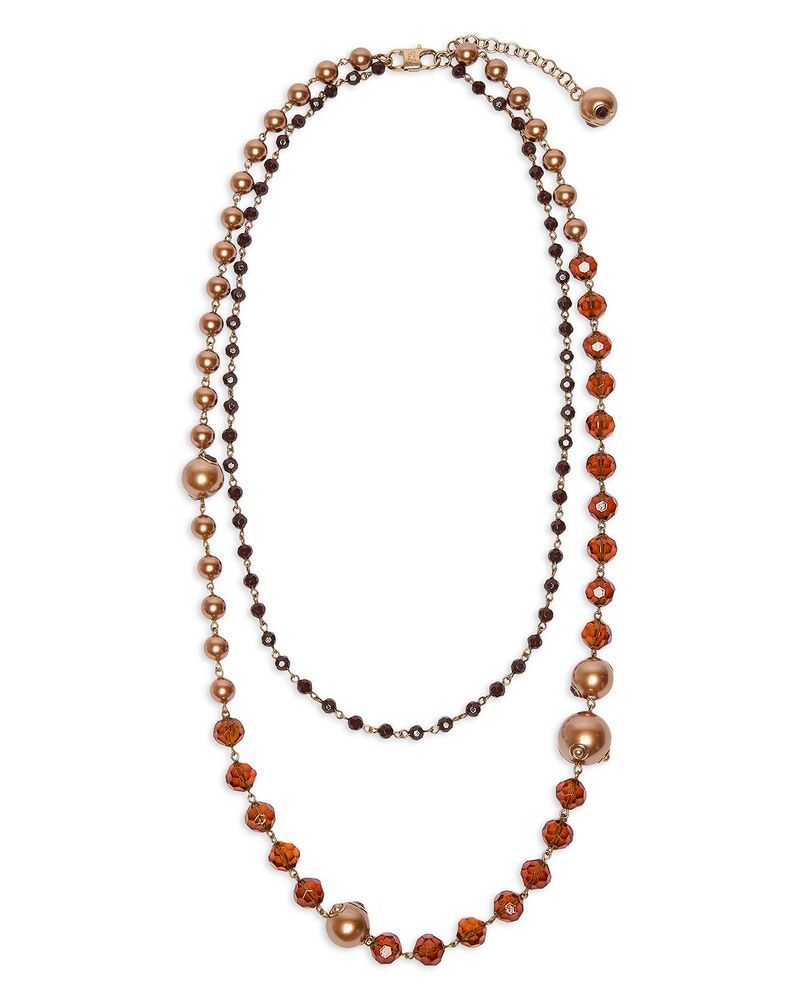 ウィークエンド マックスマーラ レディース アクセサリー ネックレス・チョーカー・ペンダントトップ レース Weekend Max Mara Wkaaderire Beadedouble Strand