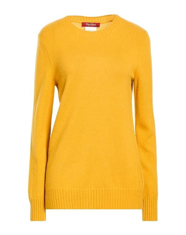 マックスマーラ レディース アウター カーディガン カシミヤニット MAX MARA STUDIO Mustard マスタード