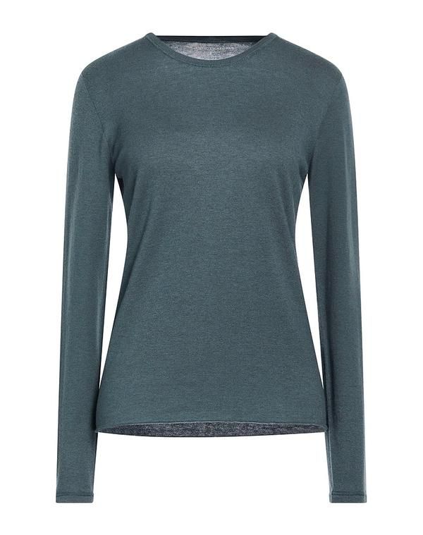 マジェスティック レディース アウター カーディガン カシミヤニット MAJESTIC FILATURES Blue Gray グレー