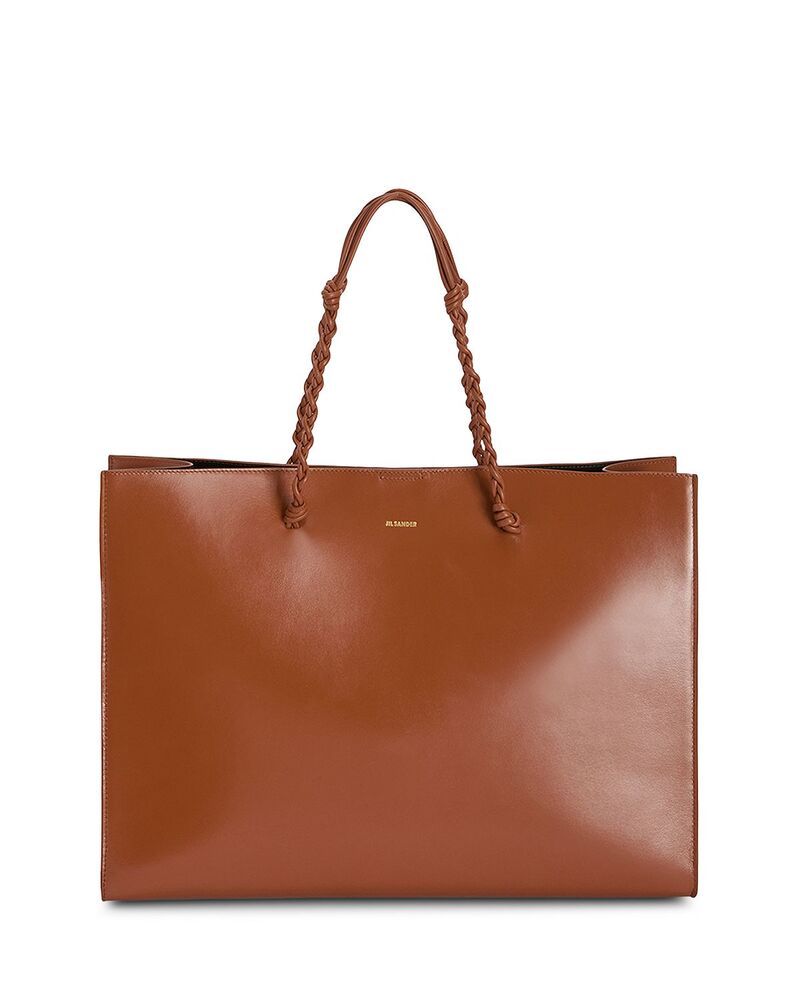 ジル・サンダー レディース バッグ レザー Jil Sander Tangle Large Leather Tote Bag Tan タン