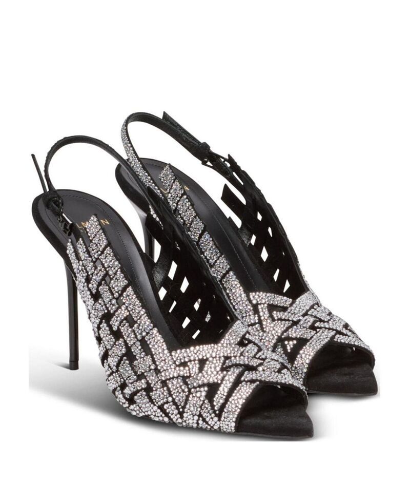 バルマン レディース シューズ サンダル フリンジ Balmain Womens Fringed Sandal silver シルバー 152,400円