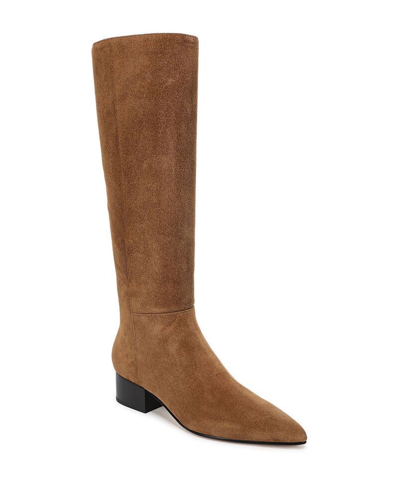 ヴィンス レディース シューズ ブーツ・レインブーツ トール スエード Vince Womens Adan Suede Tall Boots Elmwood Suede