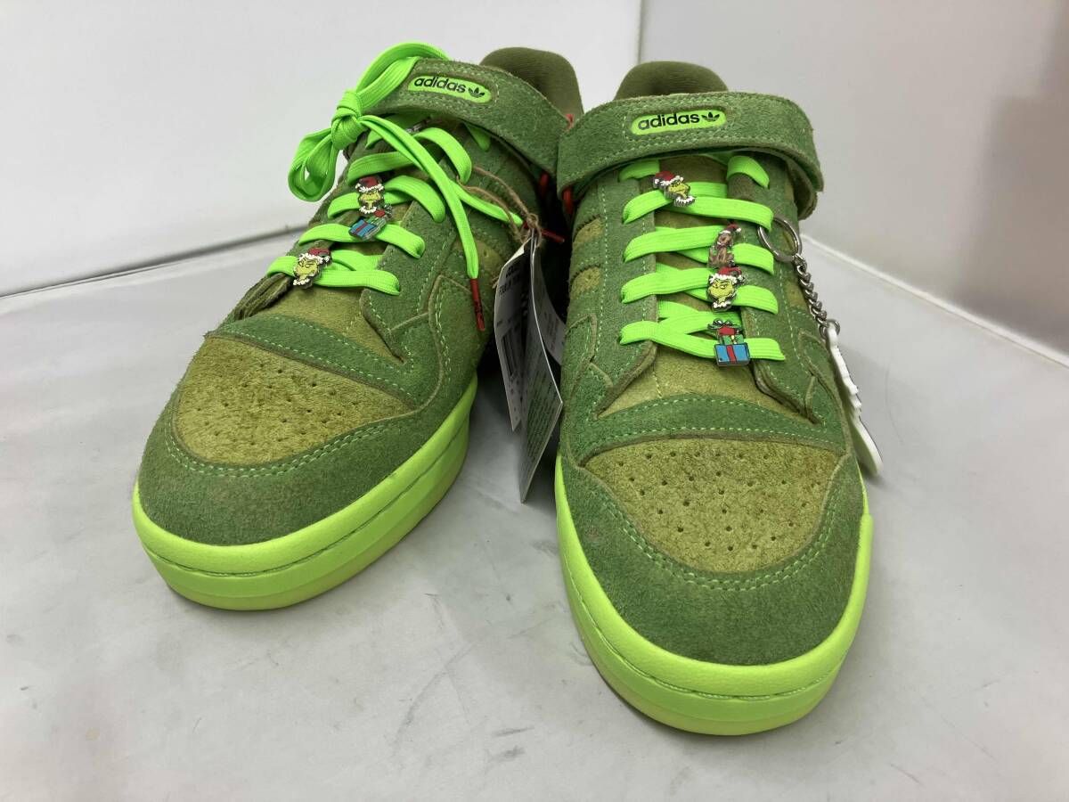 グリーン adidas／HP6772／FORUM LOW THE GRINCH OPT1／アディダス　フォーラムロウ　グリンチ／メンズスニーカー