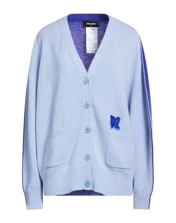 ディースクエアード レディース アウター カーディガン DSQUARED2 Sky Blue ブルー
