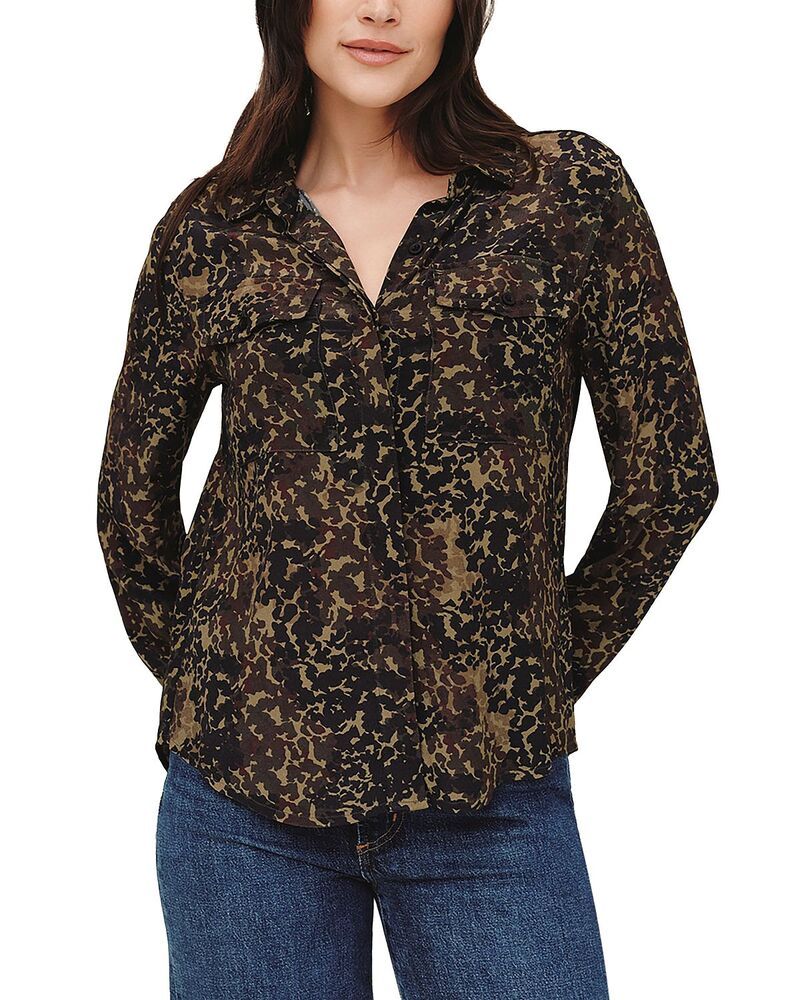 ベラダール レディース トップス シャツ ボタンダウン Bella Dahl Utility Button Down Shirt Ditsy Camo Print 32,370円